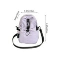 thumbnail image 4 of Taotanxi Men Women Sling Bag Backpack Lightweight Water Resistant Shoulder Crossbody Bags for Travel,Purple, 4 of 6
