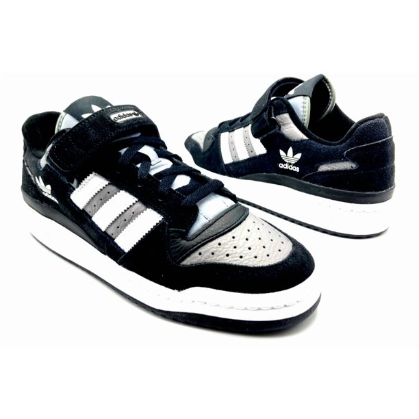 Adidas Forum Low Originals Mens Shoes Trainers GZ3710 UK Size 8 CBLACK/FTWWHT/GR