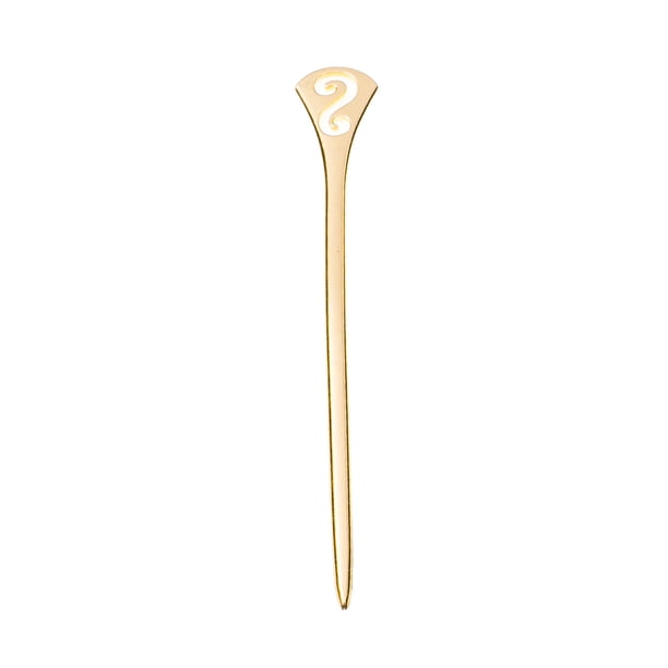 Jumpingount Marcador de libros con marcadores de páginas colgantes, herramientas de estilo femenino, horquilla de aleación, palillos para el Accesorio para el cabello Oro
