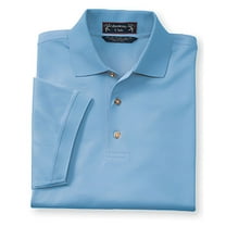 Monterey Club Men's 100% Egyptian Cotton Solid Fine Jersey Golf Polo Shirt #1100