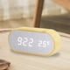thumbnail image 5 of Reloj despertador electrónico de gran número, función de repetición para dormitorio Reloj de mesa con pantalla LED grande, reloj digital de control de Blanco Macarena Despertador, 5 of 8