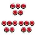 thumbnail image 3 of Guardoinrt 5piece Realistic Float Foam Lotuses Low Maintenance And Easy Cleaning Wide Application Eco-friendly Artificial Lotus peach red 3Set, 3 of 6