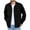 Black, variant on Aloohaidyvio Winter Jackets for Men Big and Tall,Mens Casual Shacket Twill Button Down Shirt Jacket Long Sleeve Lightweight Jacket