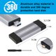 thumbnail image 5 of Caja SSD Wdftyju M.2 NVME USB3.1 Gen2 10Gbps, 5 of 9