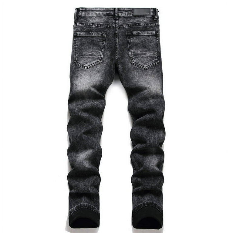 Amiri jeans men's casual printed jeans skinny denim pants