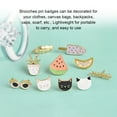 thumbnail image 3 of Minnieouse Alfileres de dibujos animados Pin orejas de trigo broche mundo chico insignia chaqueta vaquera regalo personalizado joyas gafas broches Type1 NO1, 3 of 6
