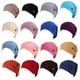 thumbnail image 2 of Guardurnaity Gorros de turbante musulmán, diadema con botones, sombreros Hijabs, volantes islámicos, plisados, transpirables, envoltura para la Sombreros Morado oscuro, 2 of 6