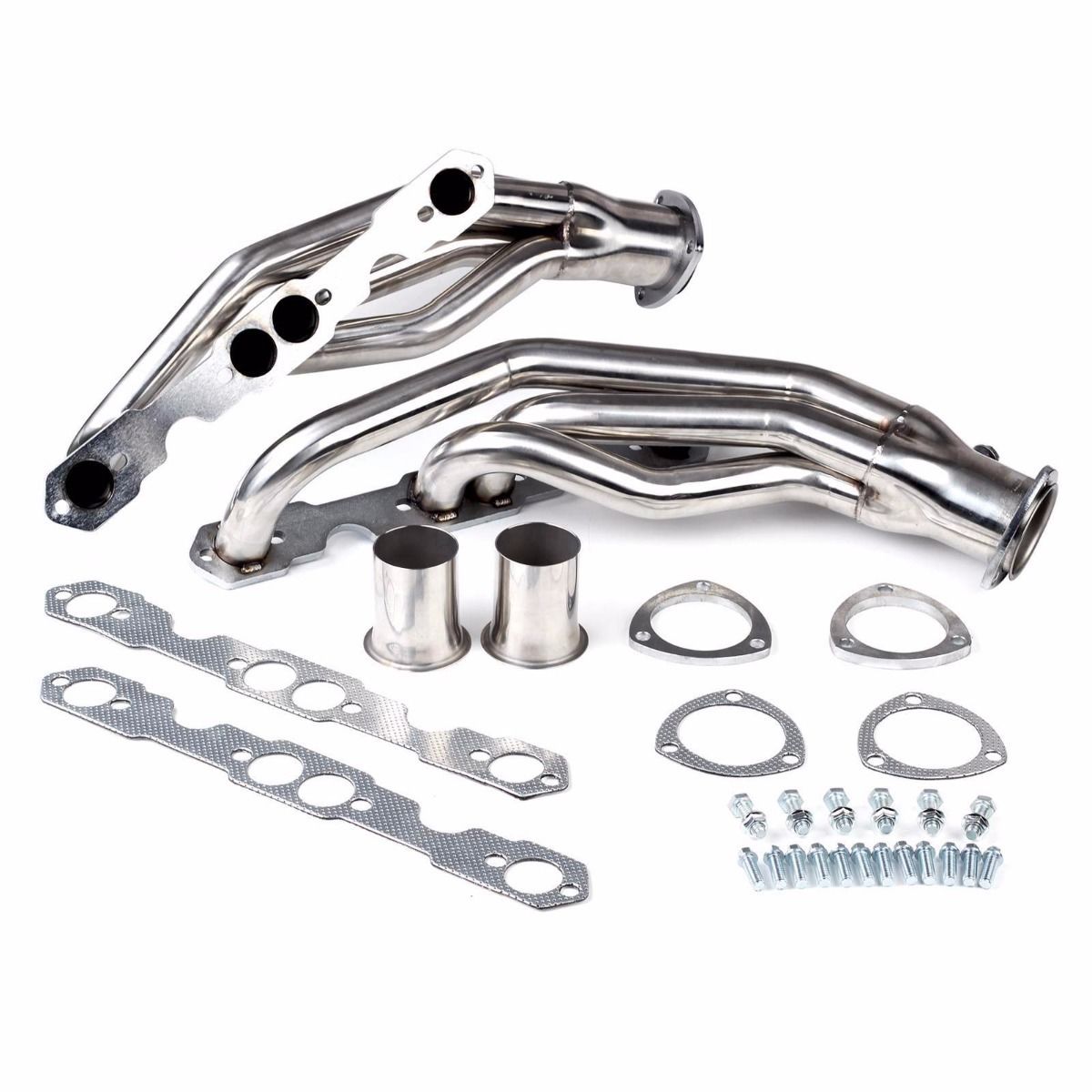 Stainless Steel Exhaust Headers Manifold Pair For Dodge Dakota & Ram 1500-3500 5.2L/5.9L