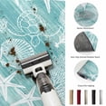 thumbnail image 5 of Area Rugs 4'x6'. Turquoise Coastal Carpet Runner Indoor Outdoor Rugs Home Decor Aesthetic, Nautical Coral Starfish Shell Turtle Summer Non Slip Mats Washable Accent Rug for Living Room Bedroom, 5 of 8