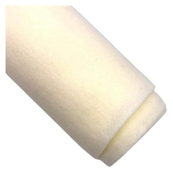 Felt Fabric by The Yard - 72" Wide & 1.6mm Thick Acrylic Felt - Soft and Durable Fabric for DIY Arts & , Decorations and More - 1 Yard Ivory