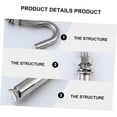 thumbnail image 4 of 5pcs Expansion Hook Heavy Duty Hooks Ceiling Hooks Heavy Duty Ground Screw Wall Open Hook Cup Expansion Bolt Hooks Anchor Bolts Expansion Bolts Hanging Hooks Small Mouth Steel Hook, 4 of 5