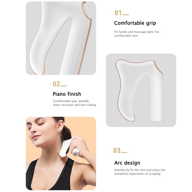 Rascador de masaje eléctrico para fascia, cuidado corporal silencioso para dispositivo de fitness blanco Ndcxsfigh Para Estrenar