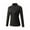 Black, variant on Women Long Sleeve Compression Shirt Lining Athletic Tight Sports T-Shirts Autumn Winter Base Layer 1/4 Zipper Mock Neck Pullover Yoga Tee Tops