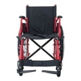 thumbnail image 2 of Silla De Ruedas Todo Terreno De Lujo Con Descasapies Tornado Rojo Medical Store SGLY, 2 of 5
