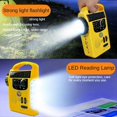 thumbnail image 2 of Pocket Hand Crank Emergency Radio 1200Mah AM/FM Solar Radio with LED Flashlight SOS Alarm for Outdoor Adventure Camping, 2 of 6