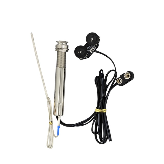 Pickup Pen Tube Style Guitarra acústica Pastilla inferior Pastilla activa Controles de volumen y tono con pastilla Piezo Varilla solo para guitarra acústica Tomshoo Pickup