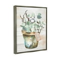 thumbnail image 3 of Stupell Live Simply Potted Eucalyptus Plant Botanical & Floral Painting Gray Floater Framed Art Print Wall Art, 3 of 9