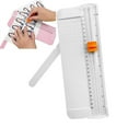 thumbnail image 1 of Tool Bag Wrapping Paper Cutter with Slider A4 Paper Trimmer Side Ruler Portable Straight Edge Cutter for Labeling and Craft Projects, 1 of 6