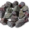 thumbnail image 1 of MAIBAOTA Dragon Bloodstone Crystal Stones 1" Natural Raw Crystals Bulk Rough Gemstones Rocks for Tumbling Polishing Cutting Decorative Stone, 1 of 6