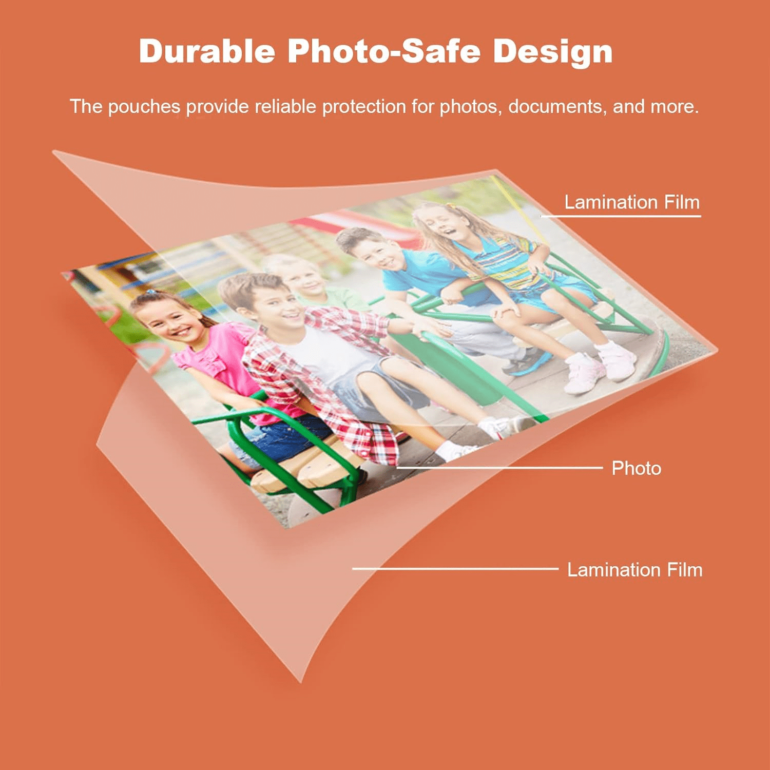 Laminating Sheets, 8.9 x 11.4-Inches Thermal Laminating Pouches, 3 mil Thick, 500-Pack, Clear