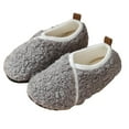 thumbnail image 2 of purcolt Men's Fuzzy Slippers Cozy Comfy Slip-on Slippers Indoor Outdoor Soft Warm Winter Home Shoes with Anti-Skid Sole Gifts for Men Father Dad, 2 of 9