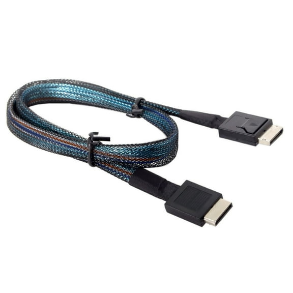 Oculink 4I SFF-8611 to SFF-8611 Cable, SSD Data Active Cable Jacket 50cm