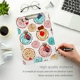 thumbnail image 5 of Coolnut Ice Cream Clipboard A4 Standard Size Decorative Clipboard with Low Profile Metal Clip for Students Men Women Classroom and Office Gifts, 5 of 7