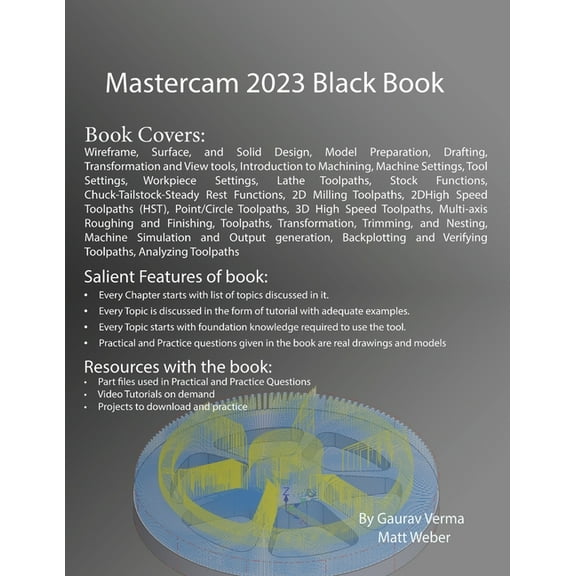 Mastercam 2023 Black Book: 3rd Edition, (Paperback)