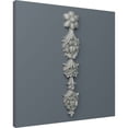 thumbnail image 5 of Ekena Millwork 3 7/8"W x 19 1/4"H x 1 1/4"P Hillsborough Flower Drop Onlay, 5 of 6