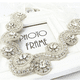 thumbnail image 4 of Elegante lujo hecho a mano cuentas de joyería de diamantes de imitación de cristal nupcial boda desfiles de noche graduación diadema cinta de satén Hiarband, 4 of 5