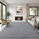 thumbnail image 1 of Area Alfombra B BENRON Soft, 150 x 210 cm, gris, para sala de estar o dormitorio, 1 of 7