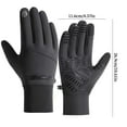 thumbnail image 3 of Clearance Under $5 Boovnll Winter Gloves, Thicken Fleece Liner Cycling Gloves, Touchscreen Windproof Winter Gloves Women Men for Running, Ski, Cycling, Hiking, Driving, Walking, Winter Gloves Men, 3 of 7