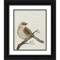 thumbnail image 1 of Murdock, Ramona 20x24 Black Ornate Wood Framed with Double Matting Museum Art Print Titled - Mockingbird Medley III, 1 of 4