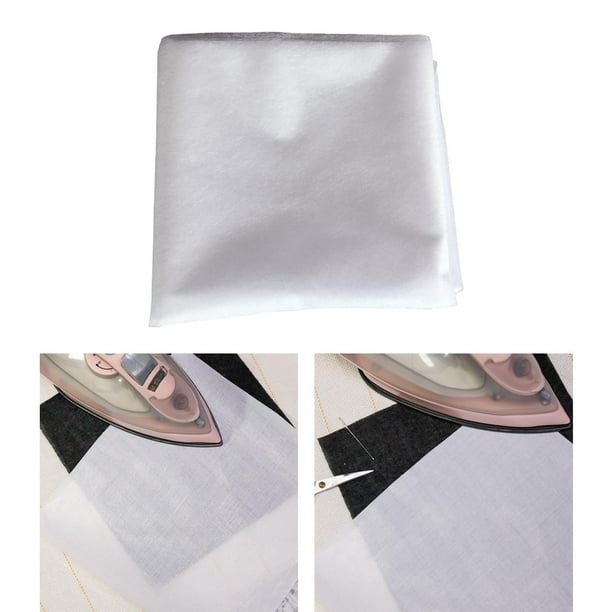 1.5x3M Fusible Interfacing Fabric Iron on Crafts Supplies Widly Application  Interfacing Lightweight Easy to Use Web for Waistbands Garments 