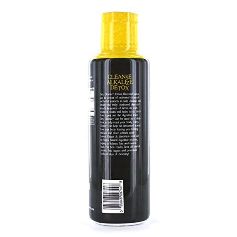 Dirty Cleanse Lemon Detox Elixir Volcanic Charcoal with Ginger and