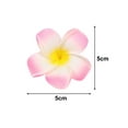 thumbnail image 3 of Soumake 2Pcs Plumeria Flower Hairpin Non-Slip Colorful Side Clips Decorative Plastic Hair Accessories For Women Girls Fashion, 3 of 8