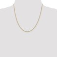 thumbnail image 6 of Auriga Fine Jewelry 14K Yellow Gold 1mm Open Franco Chain Necklace 20inch for Women, 6 of 6