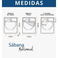 thumbnail image 4 of Juego De Sábanas Matrimoniales Modelo Blanco Tacto Algodón, 4 of 4