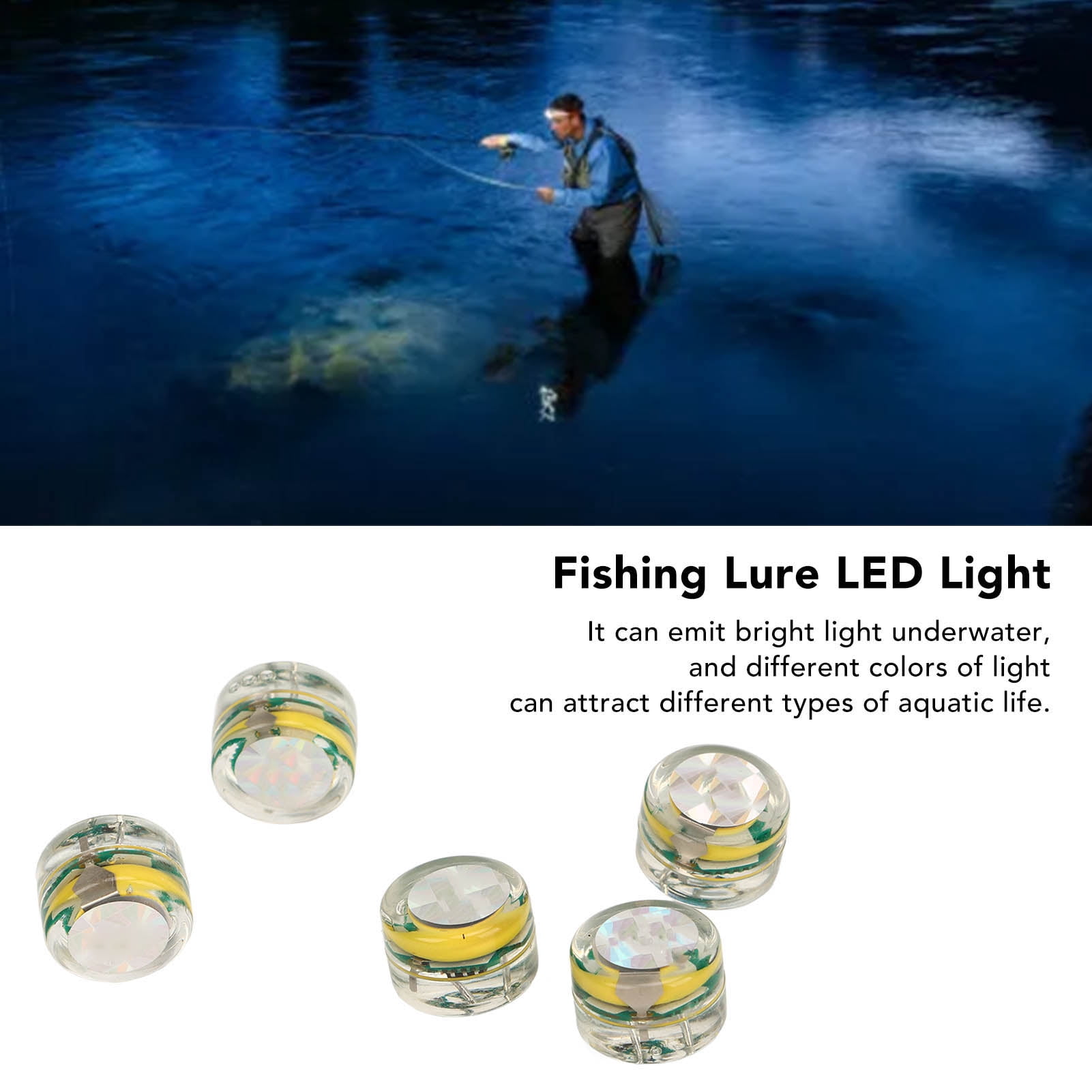aqua lure fishing light AGOOL Underwater 20W 16000 Lumens Green Fishing Light 12V 20ft Cord LED Submersible Fishing Bait Finder Deep Drop Night Fishing Light for Shrimp, Prawns, Squid Fish : Pet Supplies Luminous Fishing Lights Night Fluorescent