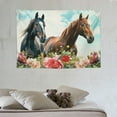 thumbnail image 3 of Orinice Steed with Flower Tapestry Dorm Bedroom Living Room Party Ready to Hang 60x40 Inches, 3 of 7