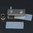 thumbnail image 3 of Bisagras para puertas de vidrio de 4 piezas Bisagra pivotante de 90 grados Vidrio sin perforaciones Acero inoxidable Apto para vidrio de 5 a 8 mm, 3 of 5