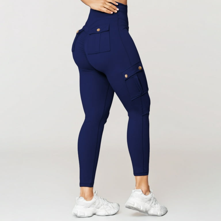 Baocc Yoga Pants with Pockets for Women High Waisted Leggings for