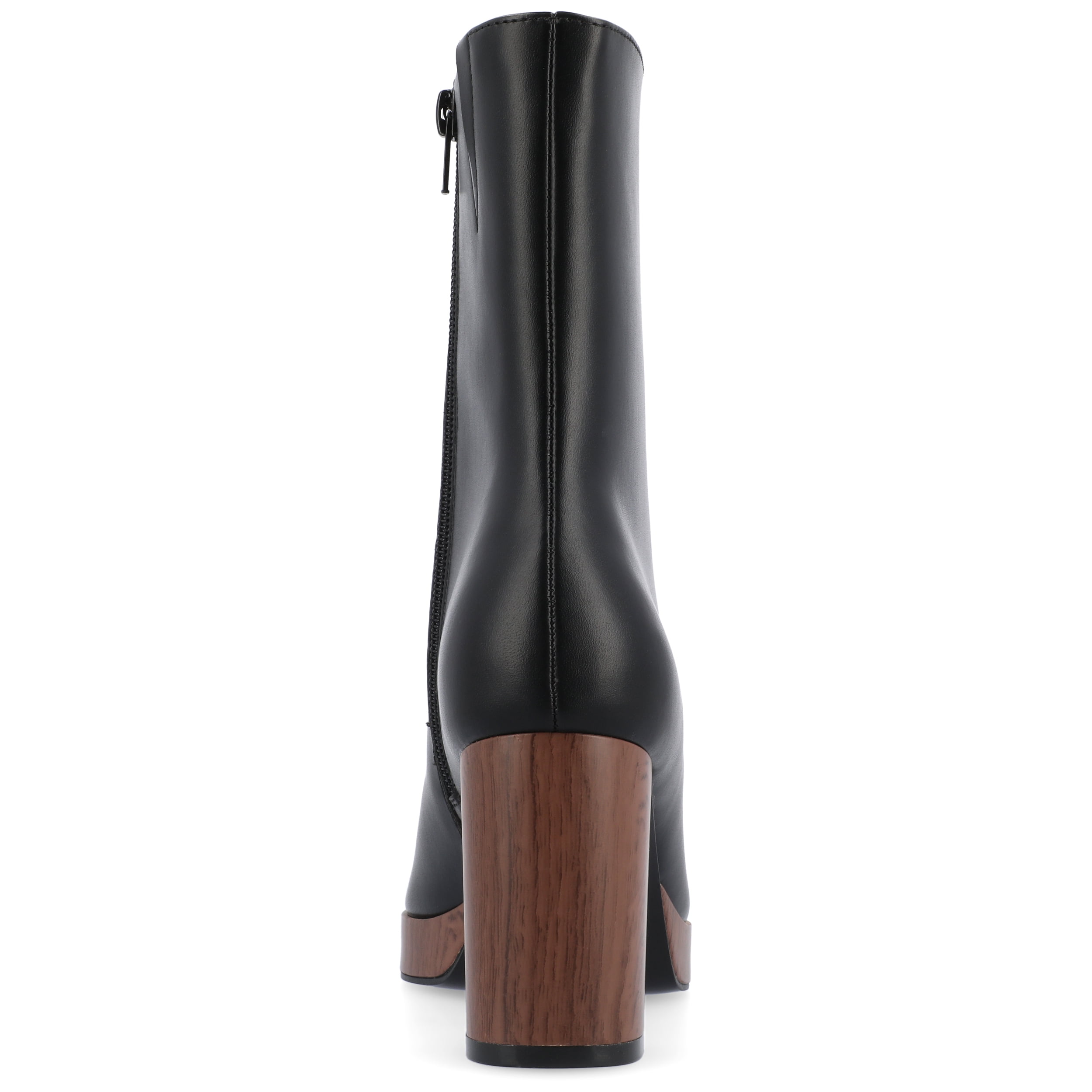 Journee Womens Romer Platform Almond Toe Booties, Widths Available