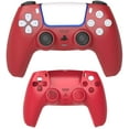 thumbnail image 1 of Replacement Shell for PS5, DIY Replacement Controller Housing Shell Case Set Front and Back Cover for Playstation 5 Dualsense Controllers (Red)(Red), 1 of 6