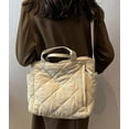 thumbnail image 3 of Kukuzhu Crossbody Bag for Women Large Tote Bag Shoulder Bag Casual Satchel Hobo Bag Cotton Handbag Messenger Purse for Women, 3 of 7