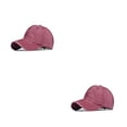 thumbnail image 3 of Gorra de béisbol Minnieouse para mujer con cola de caballo color Vino rojo 2piezas, 3 of 6