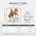 thumbnail image 3 of Balery Cowboy Riding Horse Parasol para parabrisas de coche de 2 piezas | Parasol plegable para parabrisas delantero de coche para la mayoría de sedanes-Medium, 3 of 6