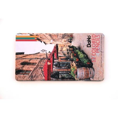 DaHo 12 Premium Colored Pencils (Café Street)
