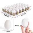 thumbnail image 3 of Huevos de madera para Pascua JOYIN, 24 piezas, 6 cm, set para pintar DIY, 3 of 8