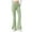 Light Green, variant on QHFBli Moisture - Wicking Women's Yoga Pants Legging High Waist Strap Yoga Pants For Women Breathable Flared Leggings Lift Fitness Trousers